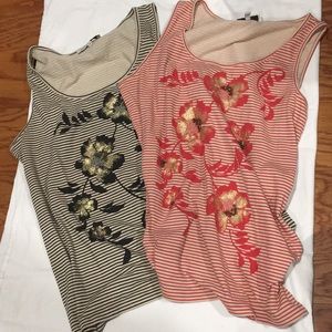 Lot of two Jones New York Large Tank Tops